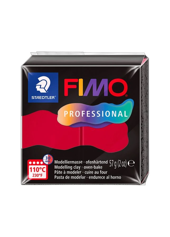 Полімерна глина Professional, 57 г., Кармінова, (8040-29) FIMO (377788642)