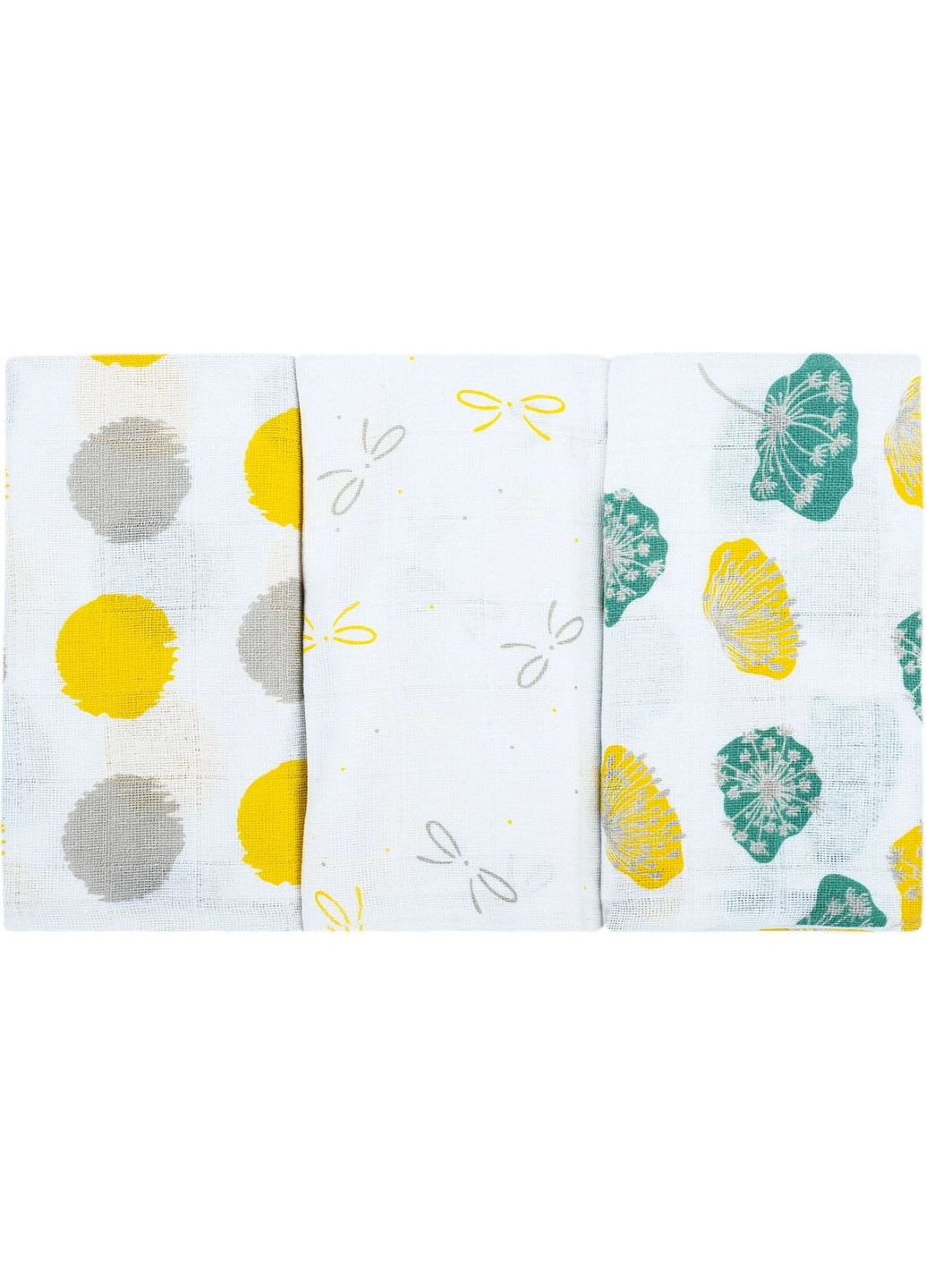 Рушники дитячі Bubaba by 3/1 YELLOW BOW 80х80 см FreeOn комбінований