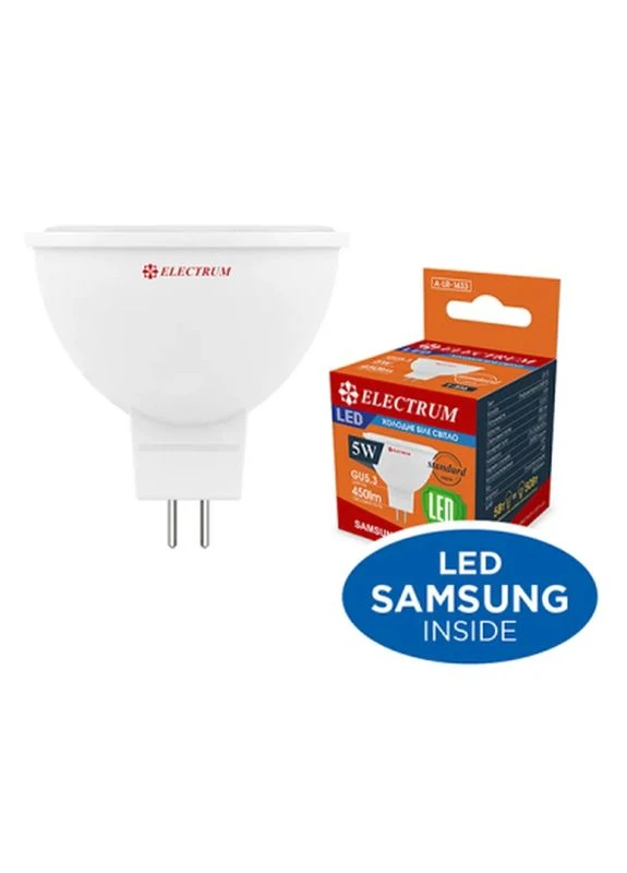 Лампочка MR16 5W PA LR-10 GU5.3 4000K (A-LR-1433) ELECTRUM (396922258)