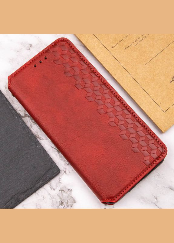 Кожаный чехол-книжка Cubic (PU) для Xiaomi Redmi 13 4G / Poco M6 4G Getman (386290983)
