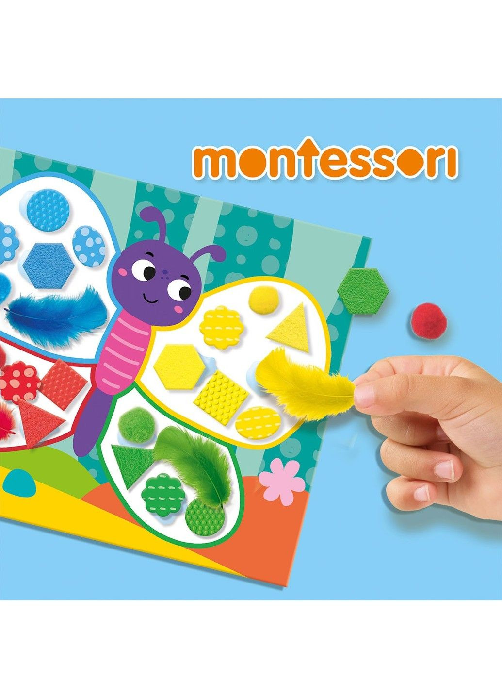 Набір для творчості серії Montessori – Сортуй кольори та матеріали Ses Creative (360768010)