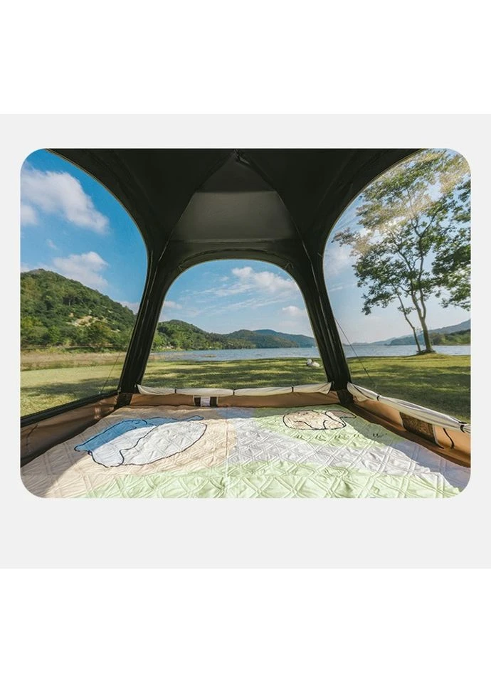 Палатка четырехместная с тентом автоматическая Ango CNK2550WS010, коричневая Naturehike (395603411)