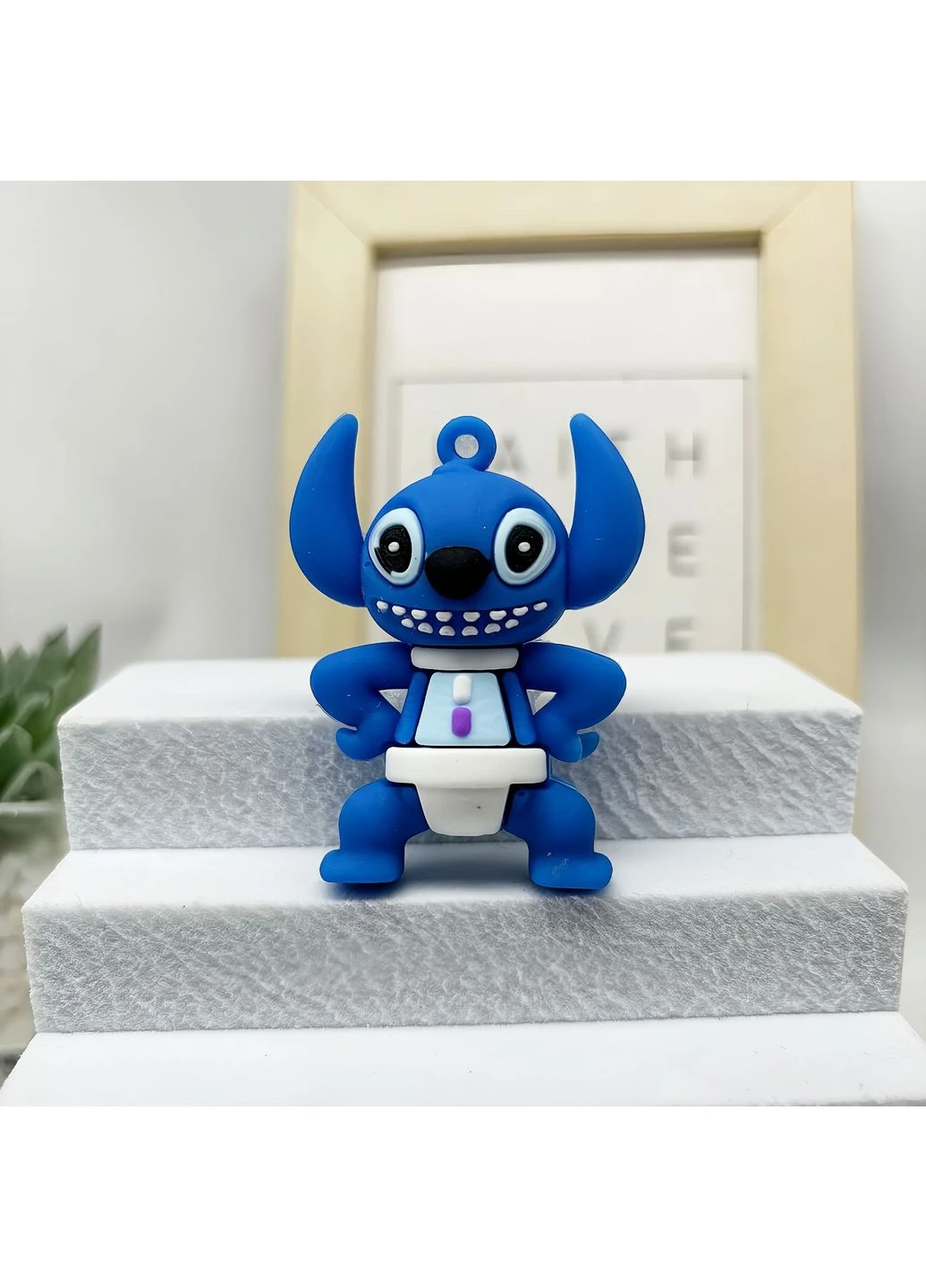 Фигурки Лило и Стич брелки Lilo and Stitch мини детский игровой набор 9 шт резиновых фигурок 6 см Shantou (393632873)