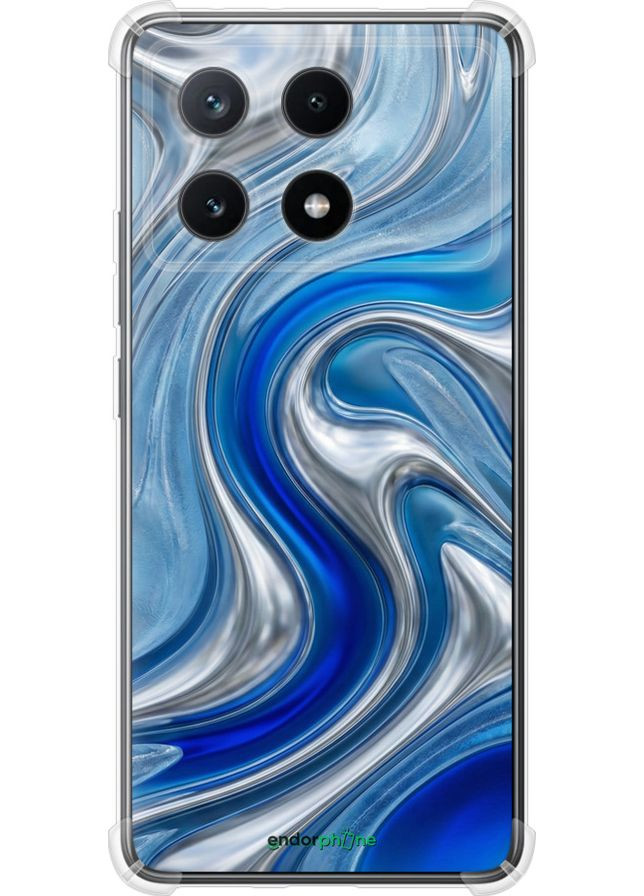 Чехол на Xiaomi Poco X6 PRO Liquid Chrome "6781sp-3497-70447" Endorphone (387677236)