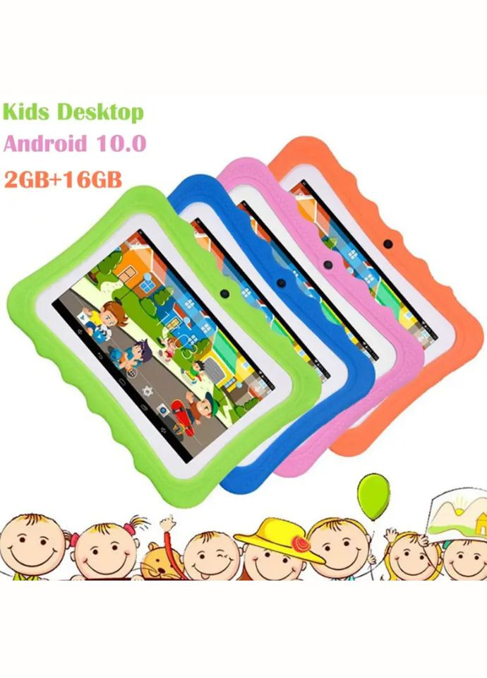 Детский планшет Q Kids Tablets 2ГБ + 16ГБ + Защитный чехол с подставкой No Brand (292866341)
