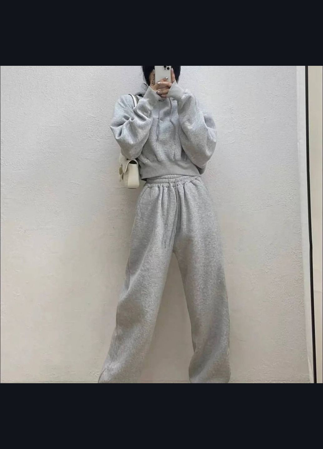 Костюм (вкорочене худі+джогери) Fashion (322118776)