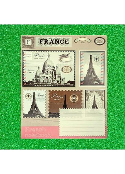 Зошит 12 аркушів клітинка Франція Тетрада (385649709)