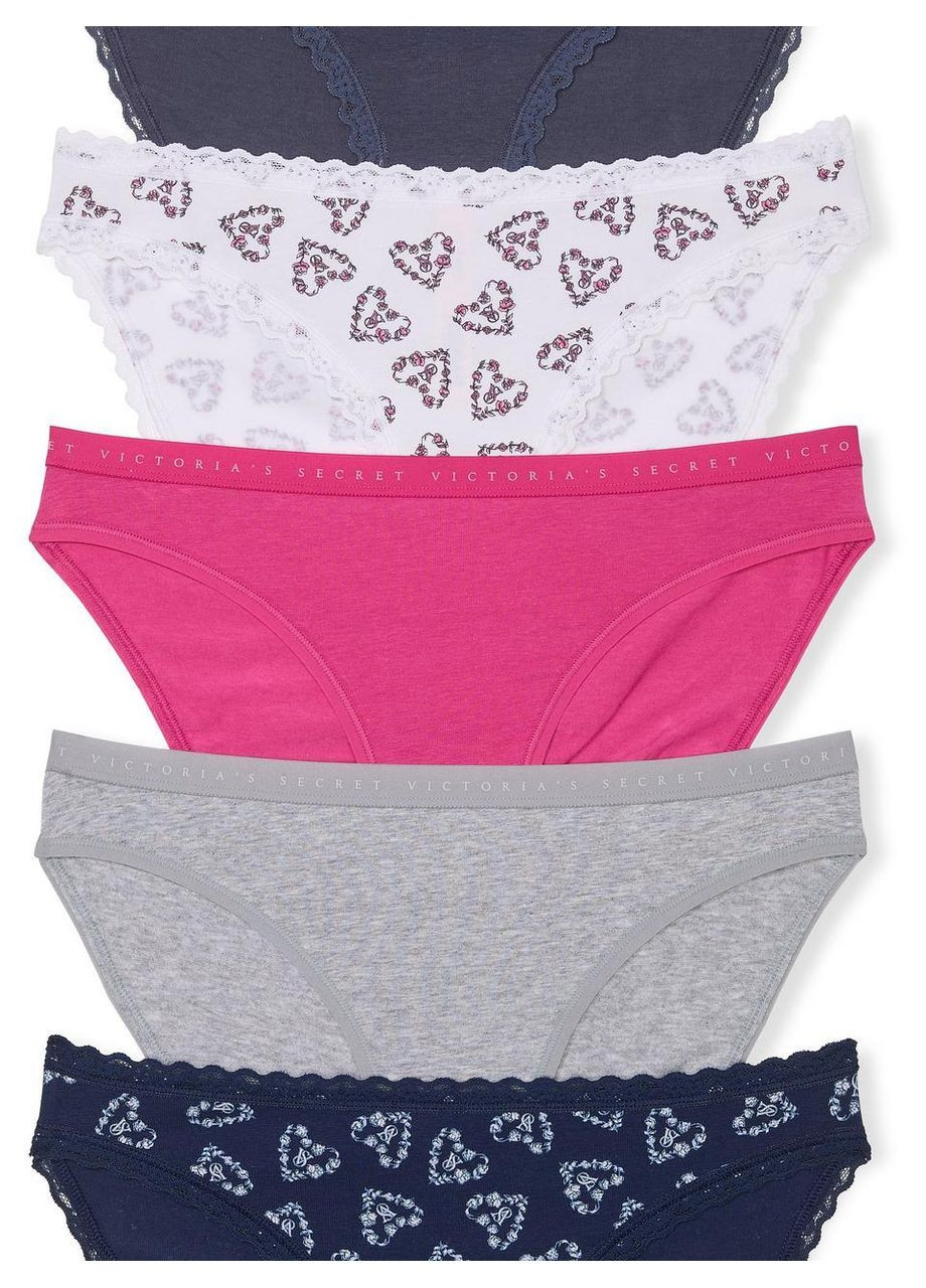 Набор трусиков Bikini Cotton Victoria's Secret (315745104)