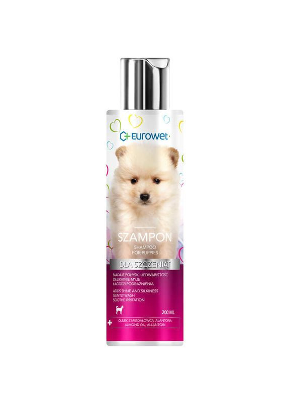 Шампунь з мигдальною олією та алантоїном для цуценят For Puppies Shampoo - 200 мл Eurowet (327434328)