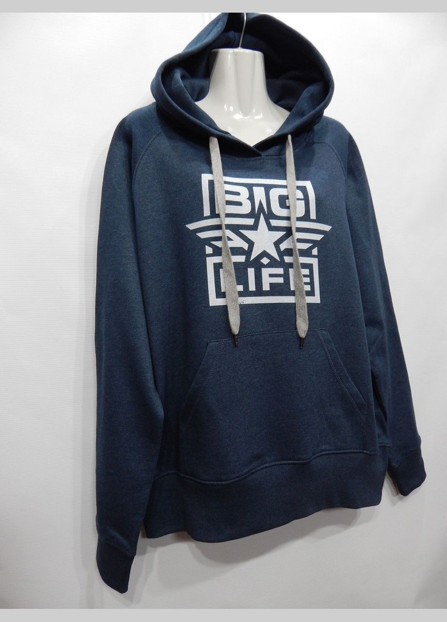 Женская теплая толстовка трикотажная с капюшоном PREMIUM women Oversize р. 5052 021GT No Brand (307173313)