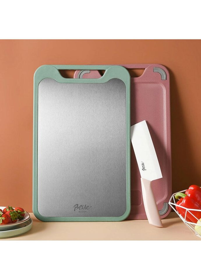 Доска кухонная 11146 22х35 см розовая No Brand (335879696)