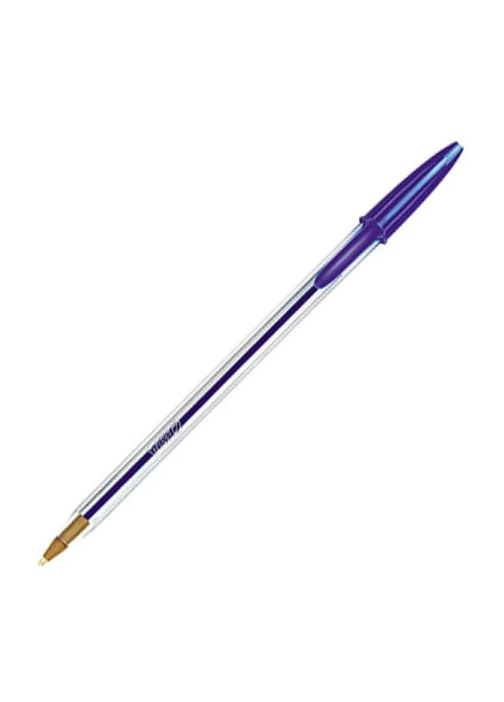 Набір кулькових ручок 50 шт. Cristal Синій 0.4 мм Прозорий корпус (70330129627) Bic (380039685)