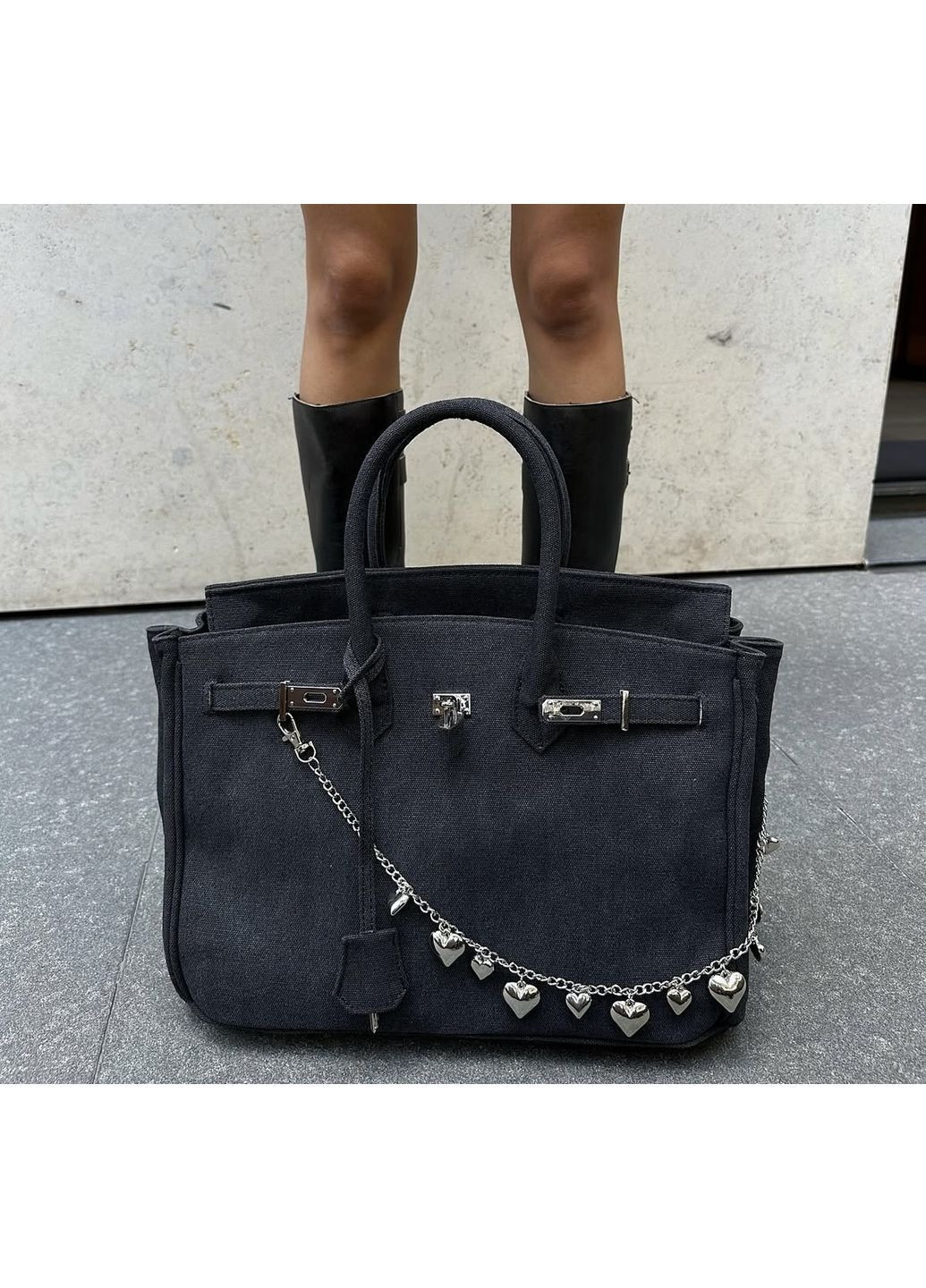 Сумка джинсова 35 см - (372467699)