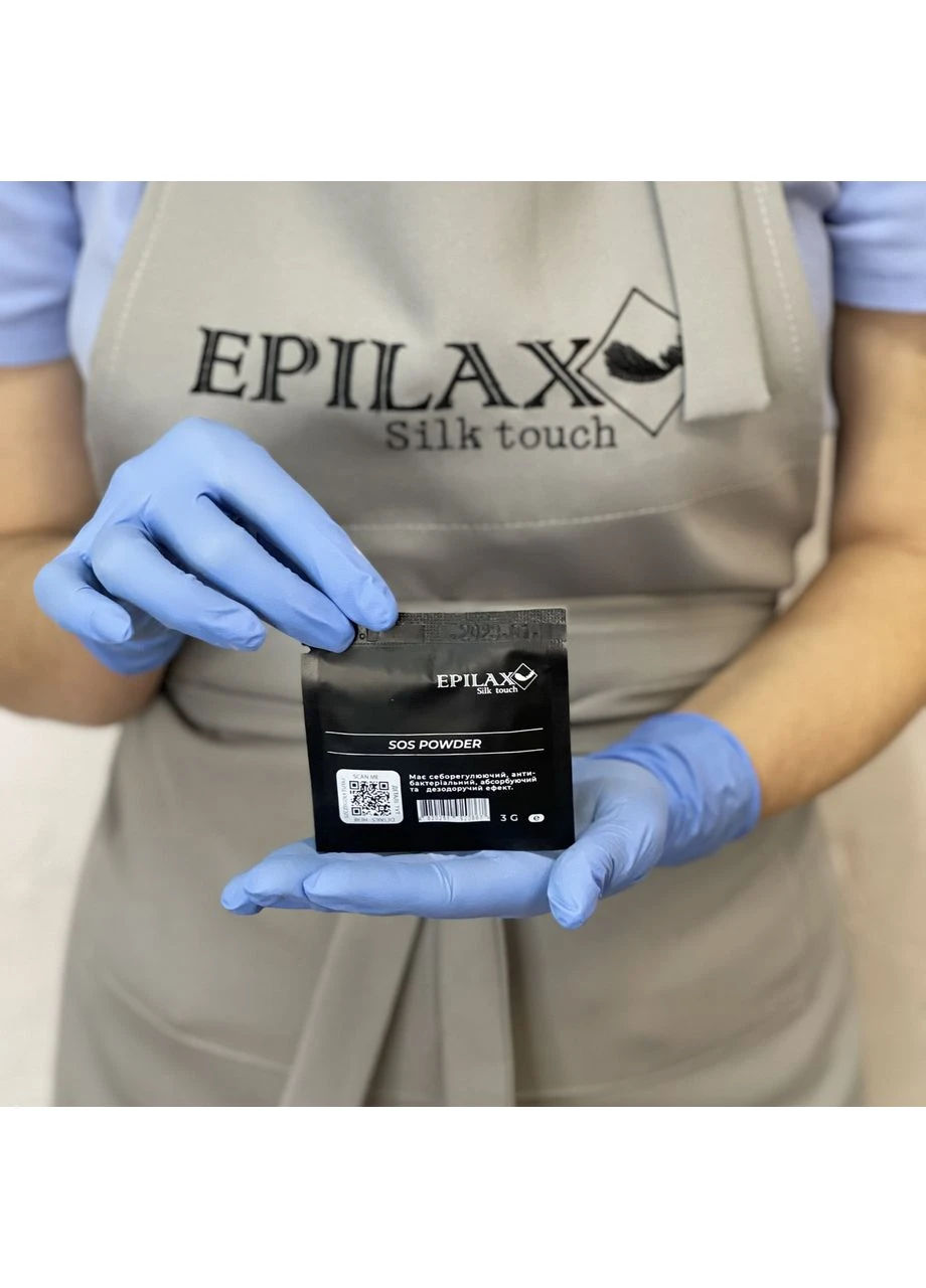 Сос пудра антибактеріальна для депіляції 3 г Epilax (348318916)