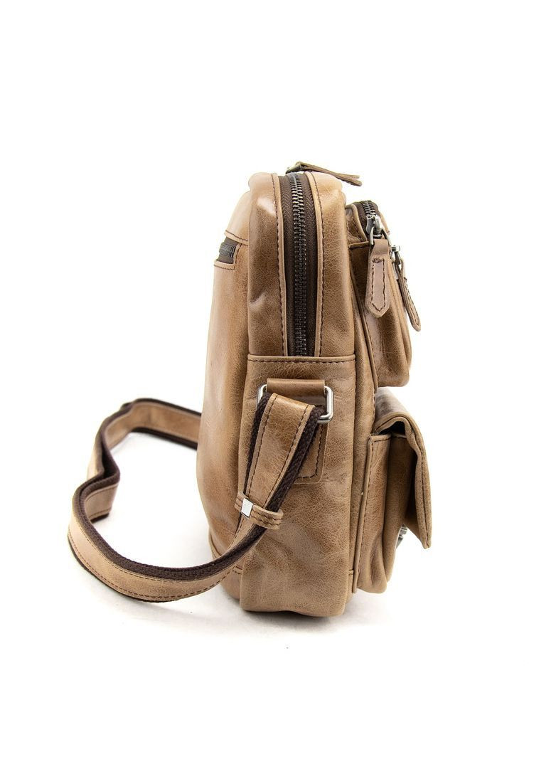 Месенджер із вінтажної натуральної шкіри через плечо повсякденний RoyalBag M39-FM811DB (362978437)