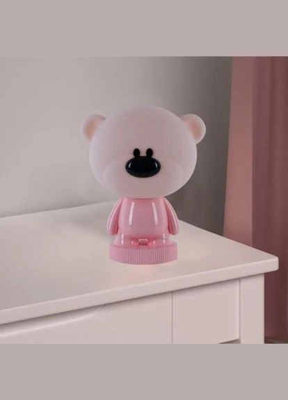 Світильник-нічник LED з акумулятором Bear, рожевий Kite (372820973)