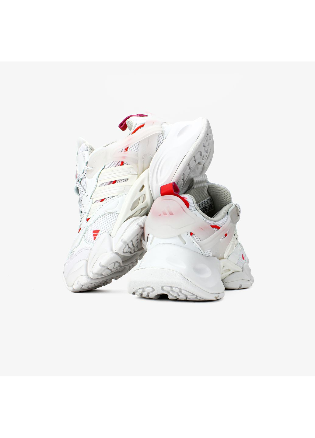 Белые демисезонные кроссовки женские и мужские adidas vento xlg white orange | адидас венто белые оранжевые No Brand