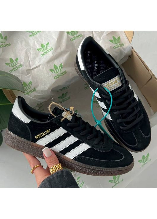 Кросівки жіночі і чоловічі Adidas Handball Spezial Black Gum | Адидас Специал чорні No Brand чорні демісезони (348782805)