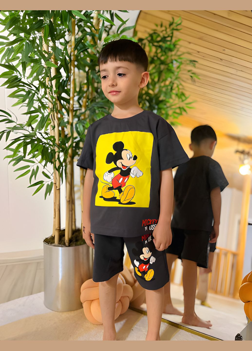 Комплект (футболка, шорти) Mickey Mouse (Міккі Маус) TRW1065621241 Disney футболка+шорти (293173638)