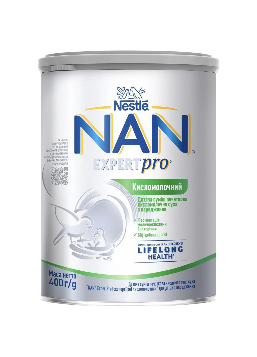 Дитяча суміш початкова ExpertPro Кисломолочна суха, 400 г NAN (328309022)