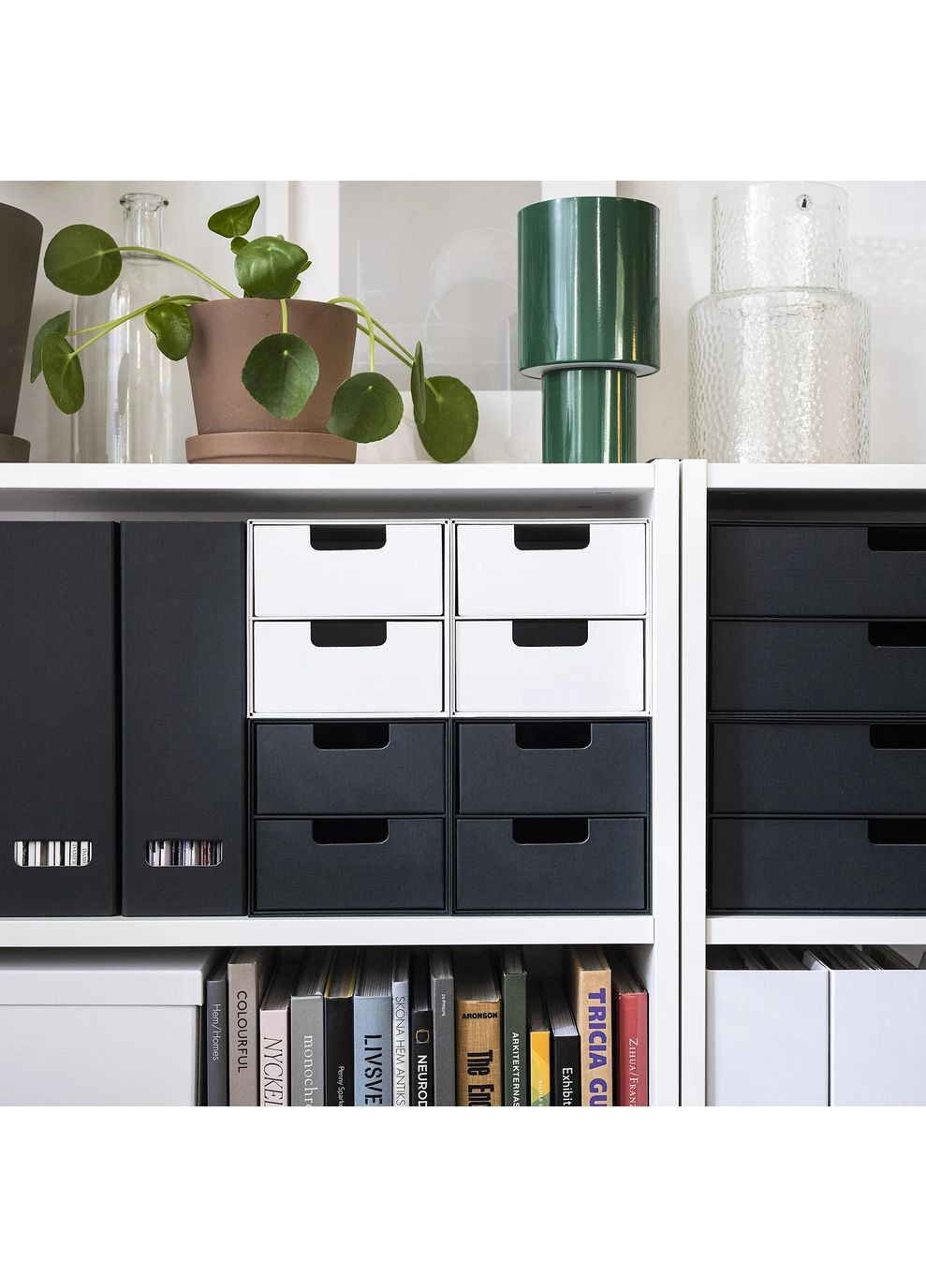 Органайзер для бумаги, ИКЕА 2 шт Антрацит IKEA (353307222)