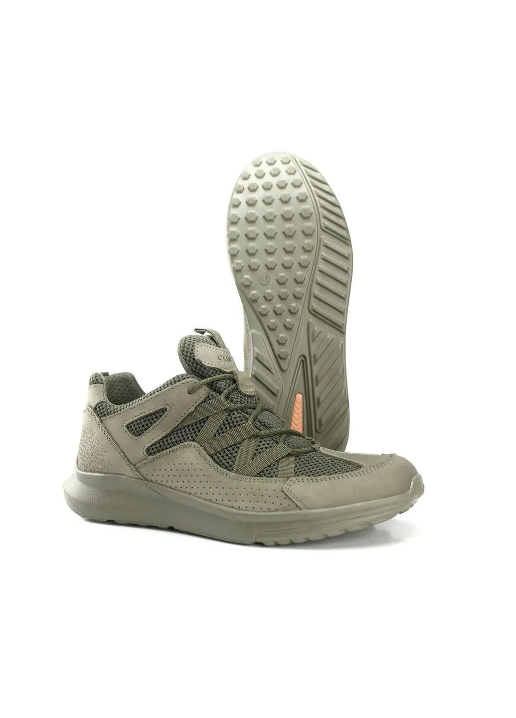 Летние Кроссовки Мужские Тактические. 40-46р Олива. Гидрофобная натуральная кожа! STLM-1047 40 No Brand (349513220)