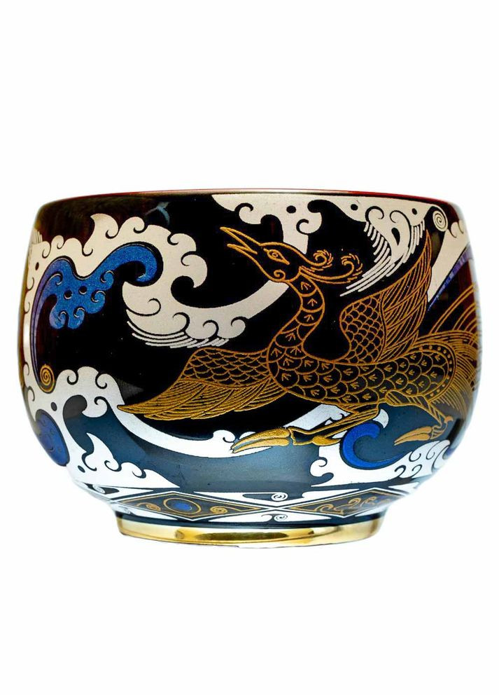 Піала DH-P036RP Чотири Шляхетних тварини - Червоний Фенікс, 150мл No Brand (305196170)