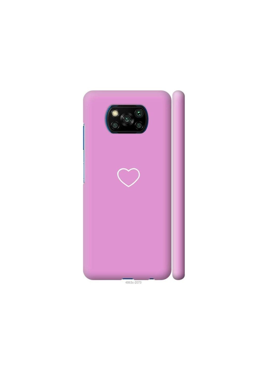 Чехол на Xiaomi Poco X3 Pro Сердце 2 MMC (292114197)
