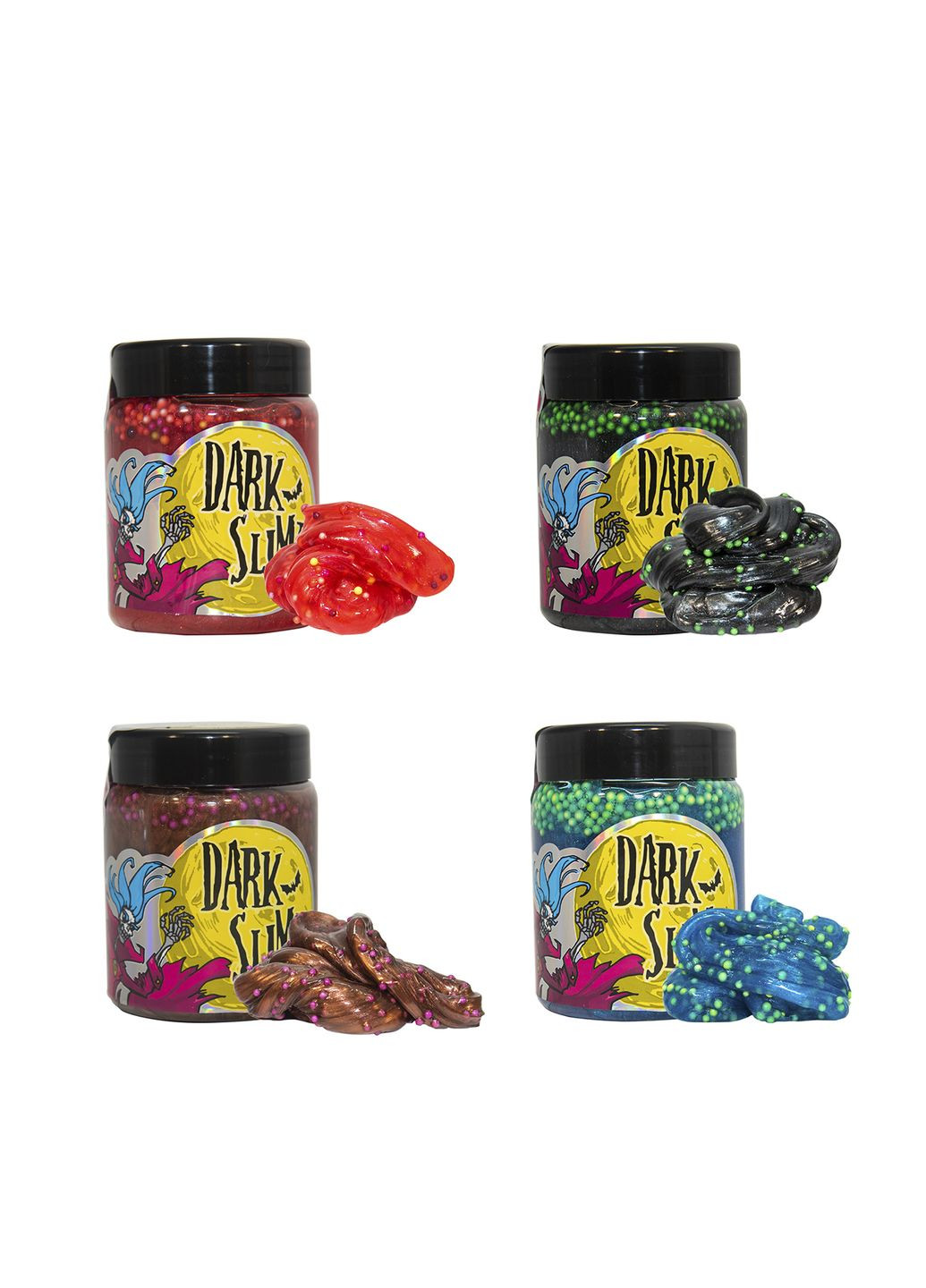 Слайм - "Dark slime - с шариками" цвет разноцветный ЦБ-00199432 Strateg (332005812)