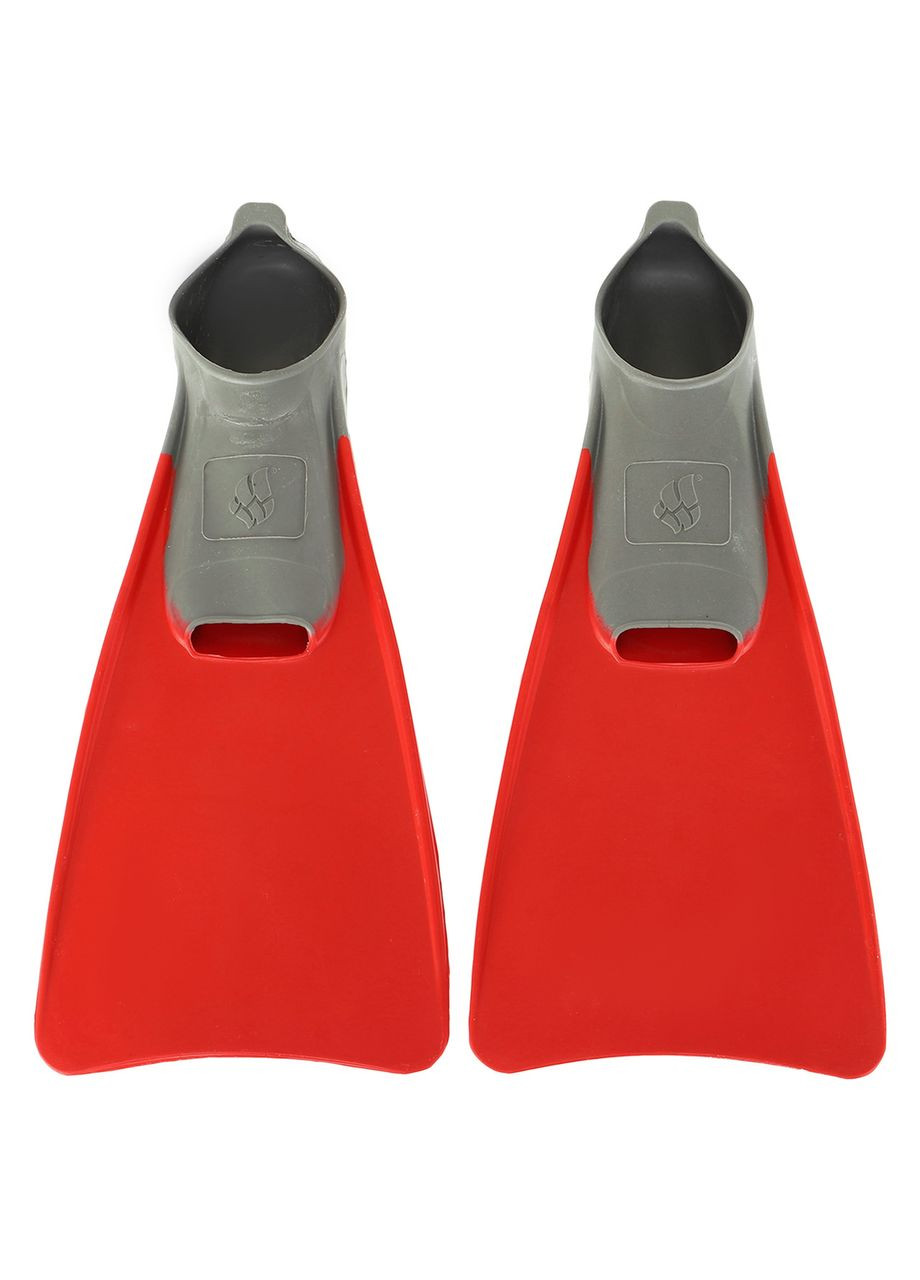 Ласты с закрытой пяткой MW M074605405W (резина, размер, красный-серый) Mad Wave (361436271)