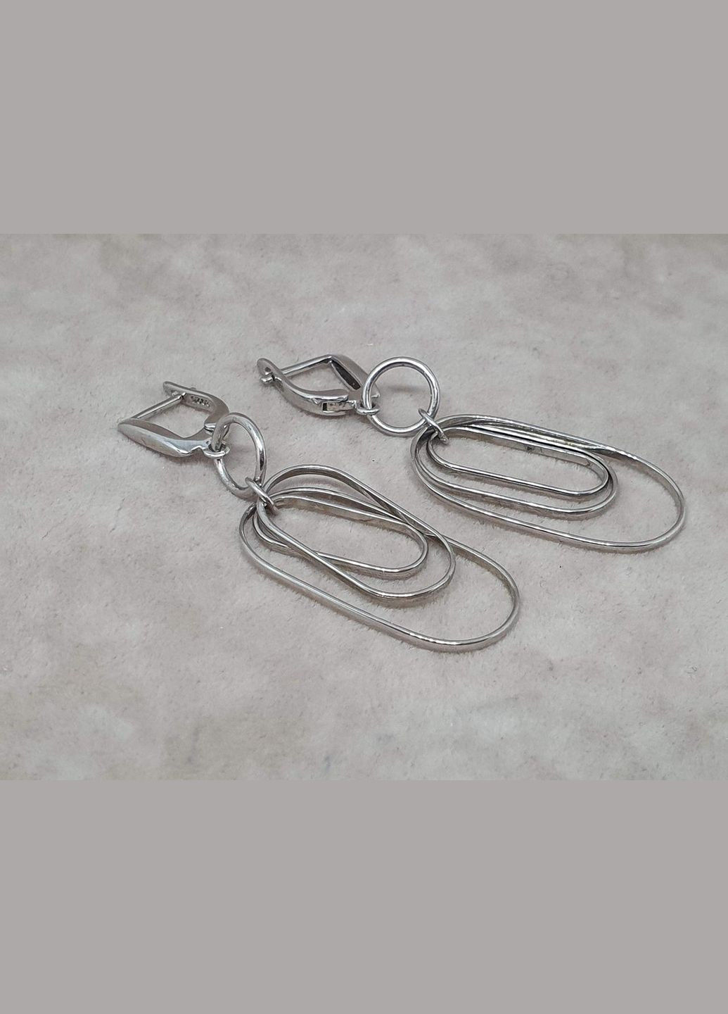 Серебряные серьги-подвески. 520602 Top Silver (317285847)