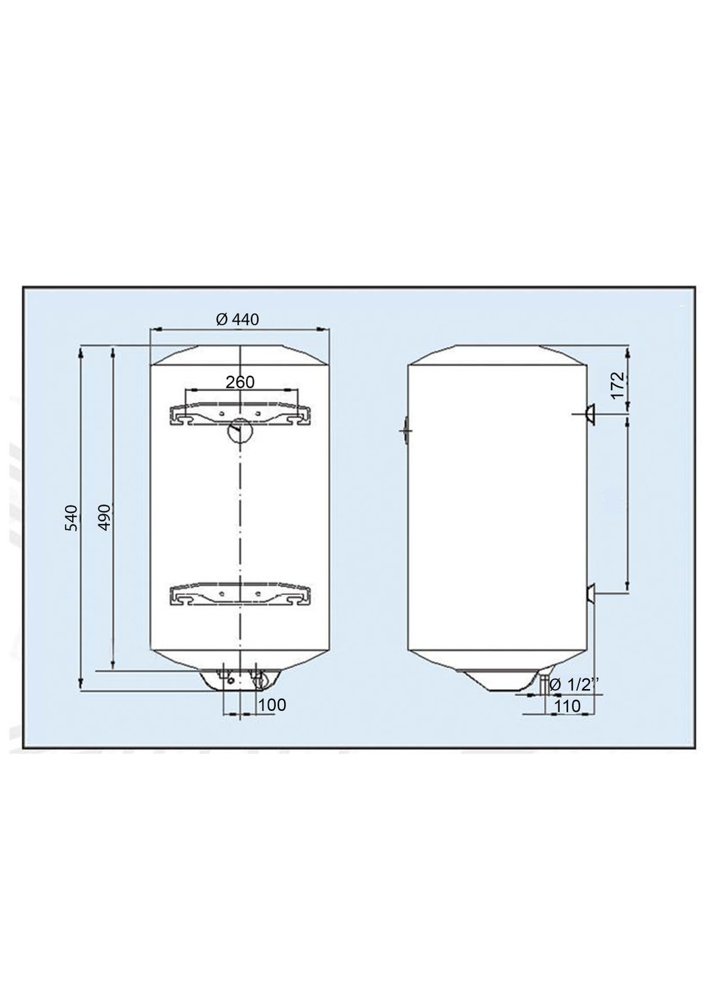 Водонагрівач LV 50 l LEOV (299841530)