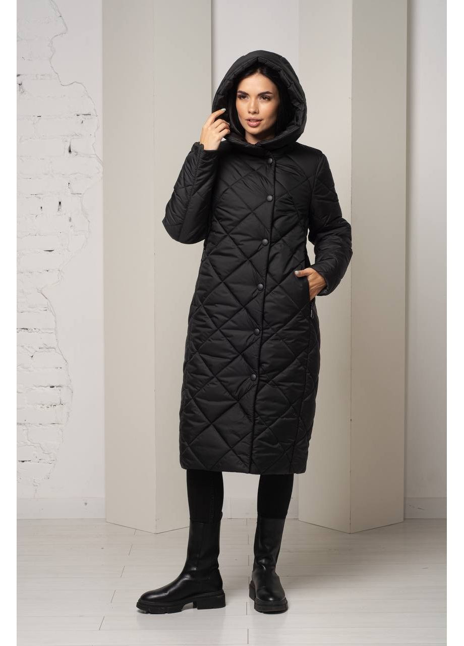 Черное зимнее Зимние женское пальто SK