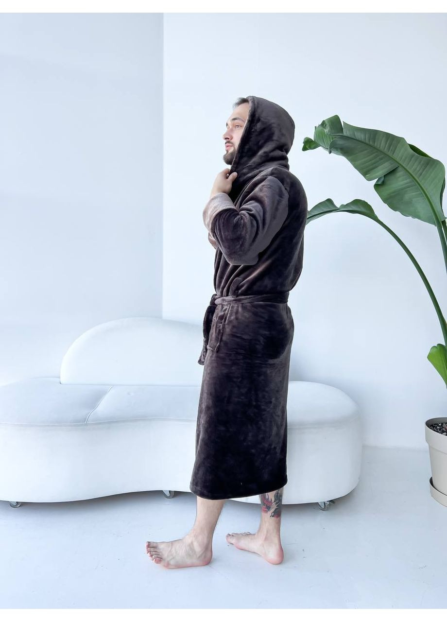 Теплий махровий халат з капюшоном Vakko (361647582)