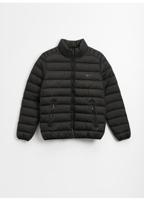 Черная демисезонная куртка 6644m-99x House