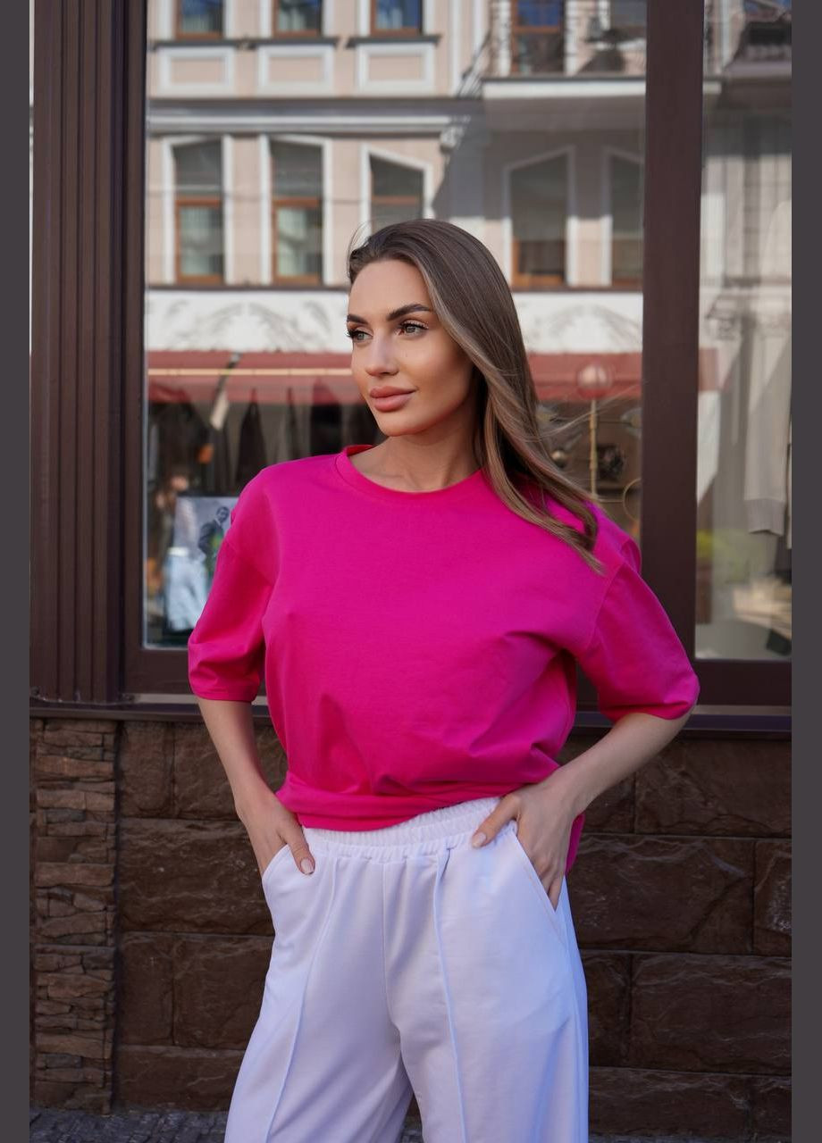 Женская футболка свободного кроя MonCher - (346055360)