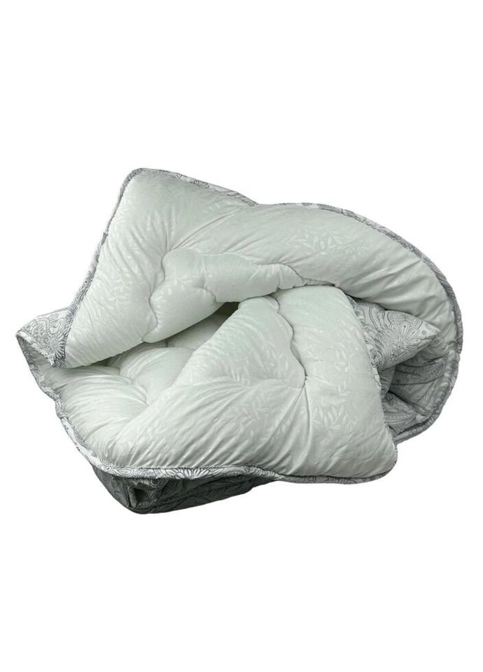 Одеяло двуспальное закрытое Узор 20378 175х215 см серебристое Arda (328391500)