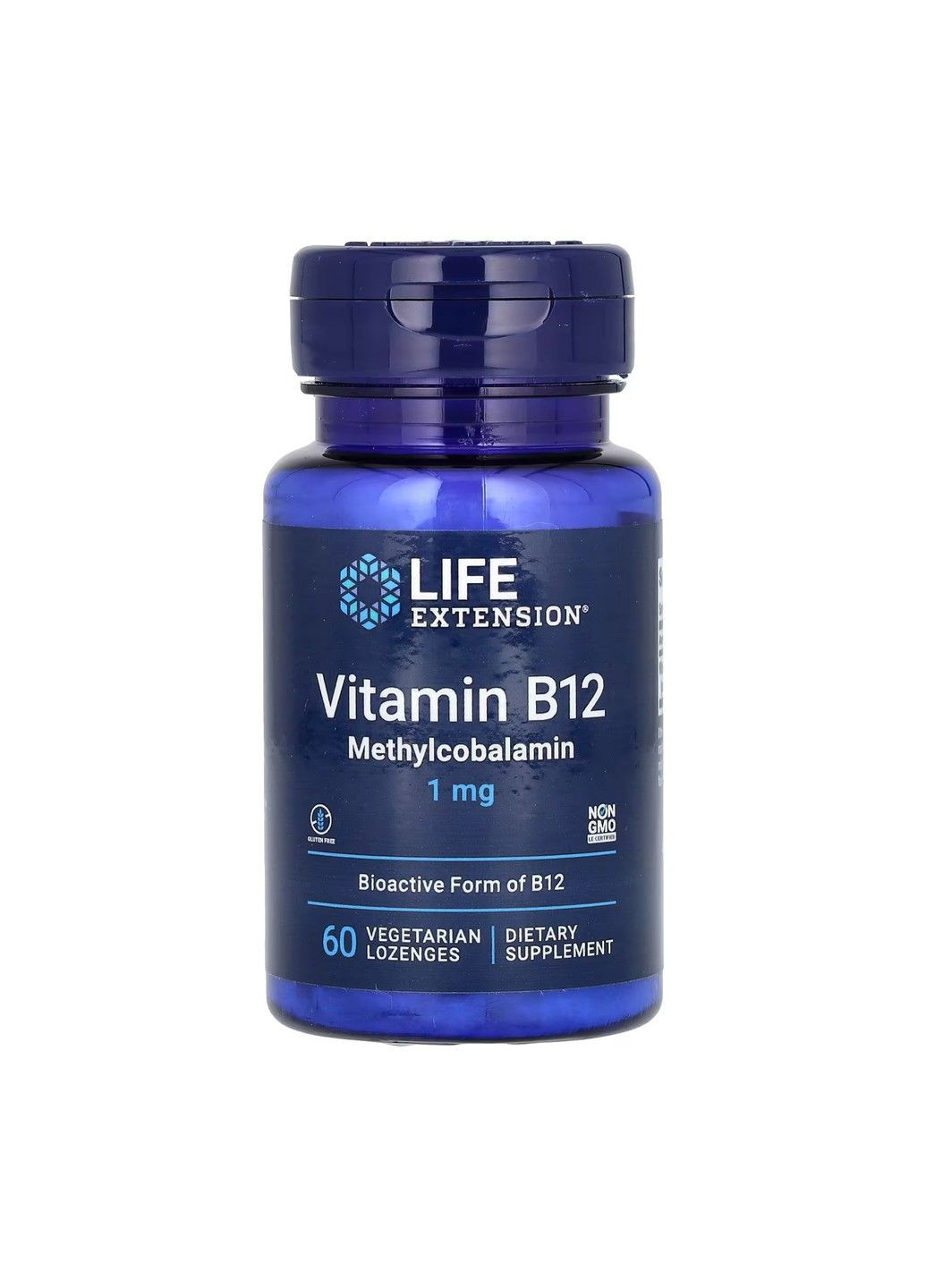 Витамин Б-12 Vitamin В12 Methylcobalamin 1мг – 60 леденцов Life Extension (285813549)