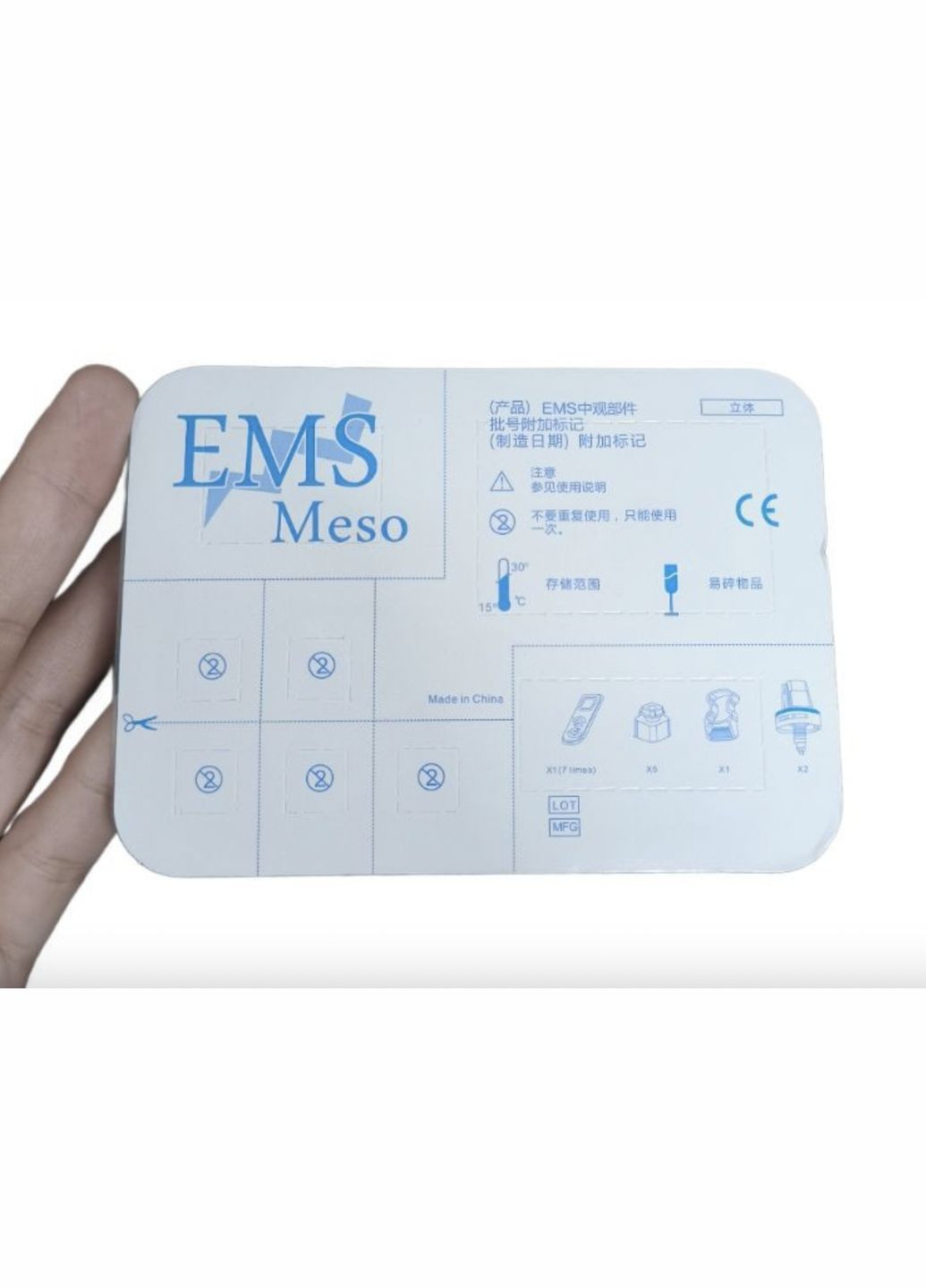 Картридж до безигольного мезоінжектора EMS водяного світла No Brand (340274081)