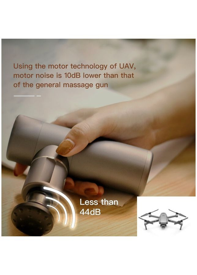 Масажер Gun F3mini Gray (723345) SKG (322915144)