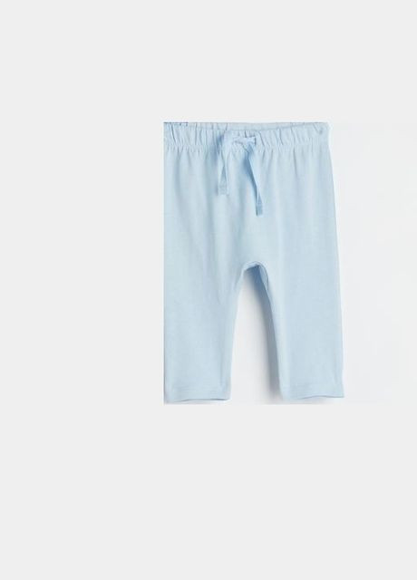 Голубые повседневный летние брюки H&M