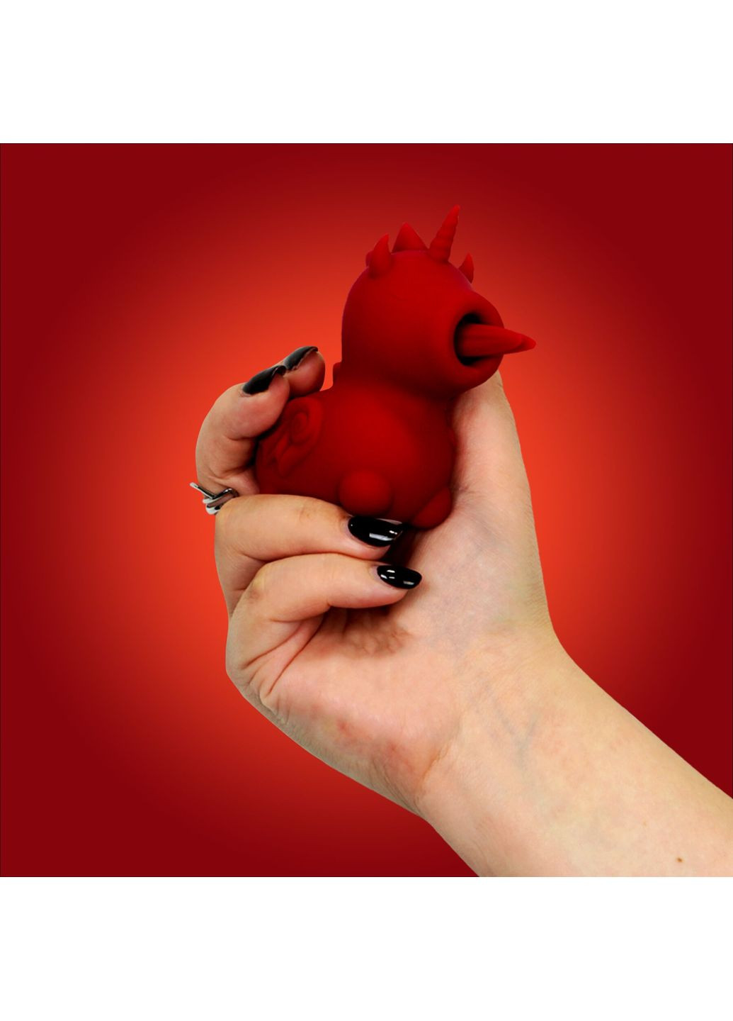 Вибратор-единорожка Blaze Diablo, ласковый язычок - CherryLove Unihorn (369666148)