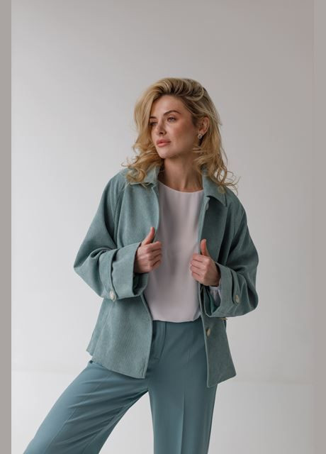Мятный женский жакет Парада - всесезон