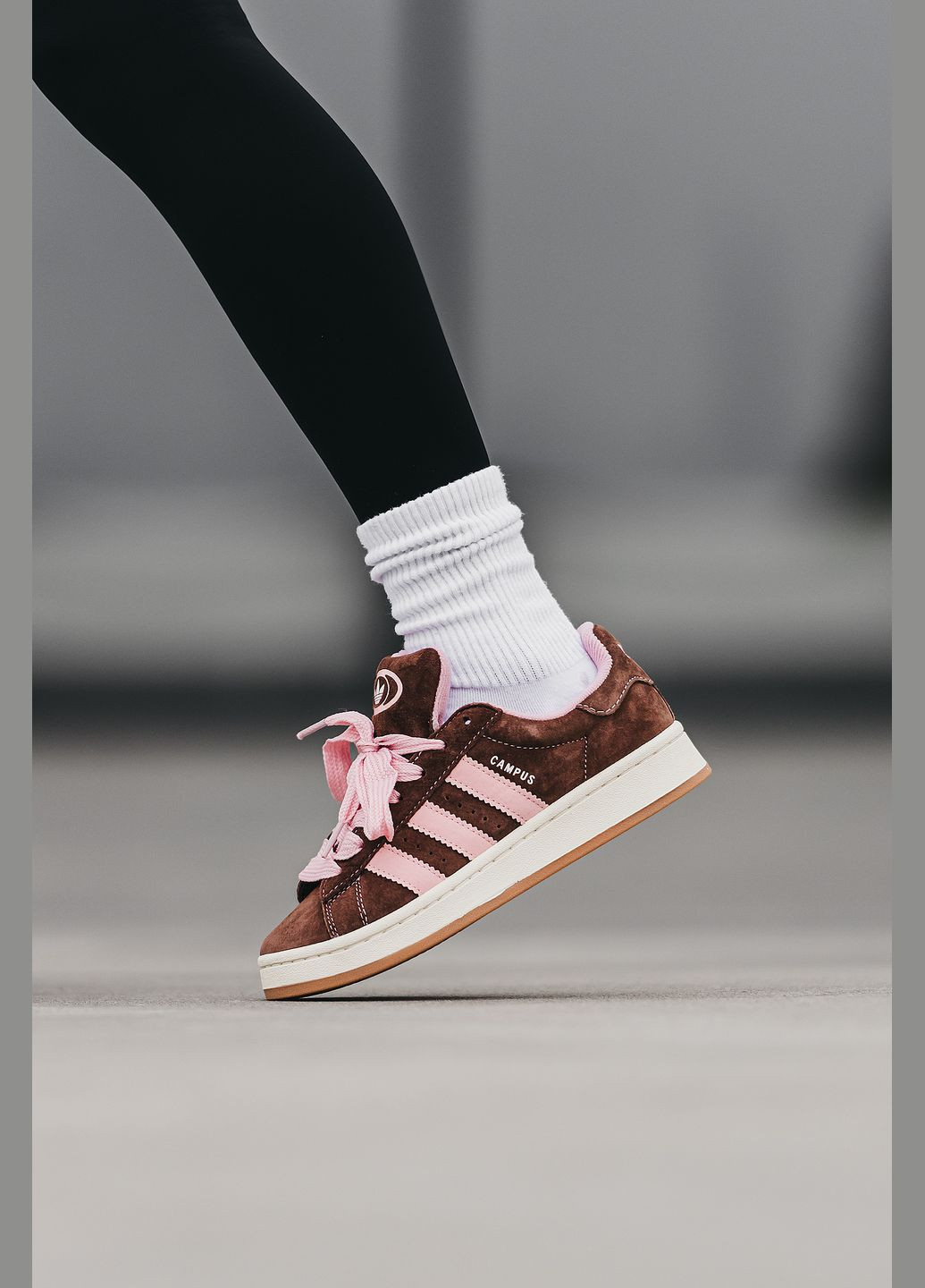 Кросівки жіночі Adidas Campus 00s brown pink | Адідас Кампус коричневі рожеві No Brand коричневі всесезони (315018933)