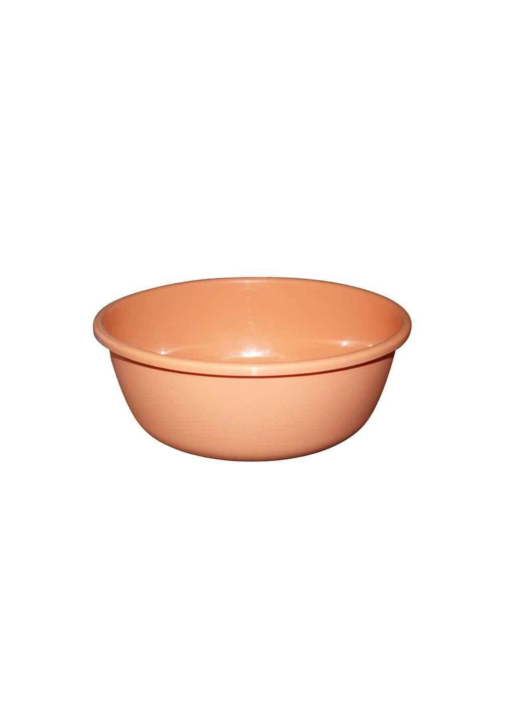 Миска пл. 4л з мірн. шкалою персикова ТМ МЕД (317353386)