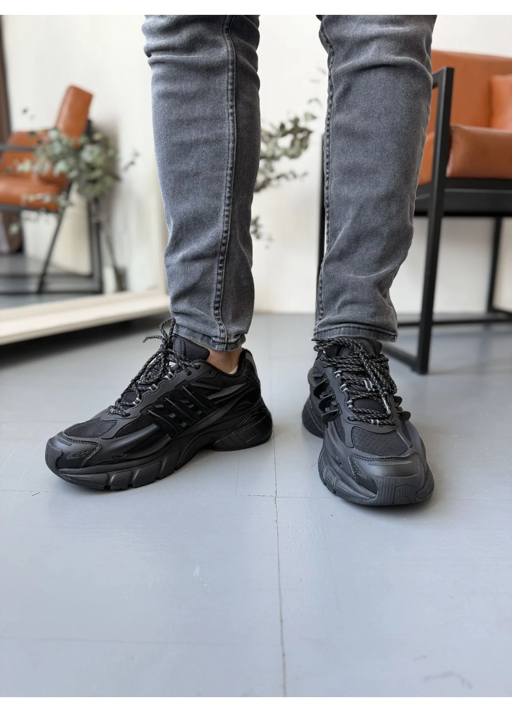 Черные летние кроссовки adidas adistar jellyfish x pharrell x virginia black адидас адистар No Brand