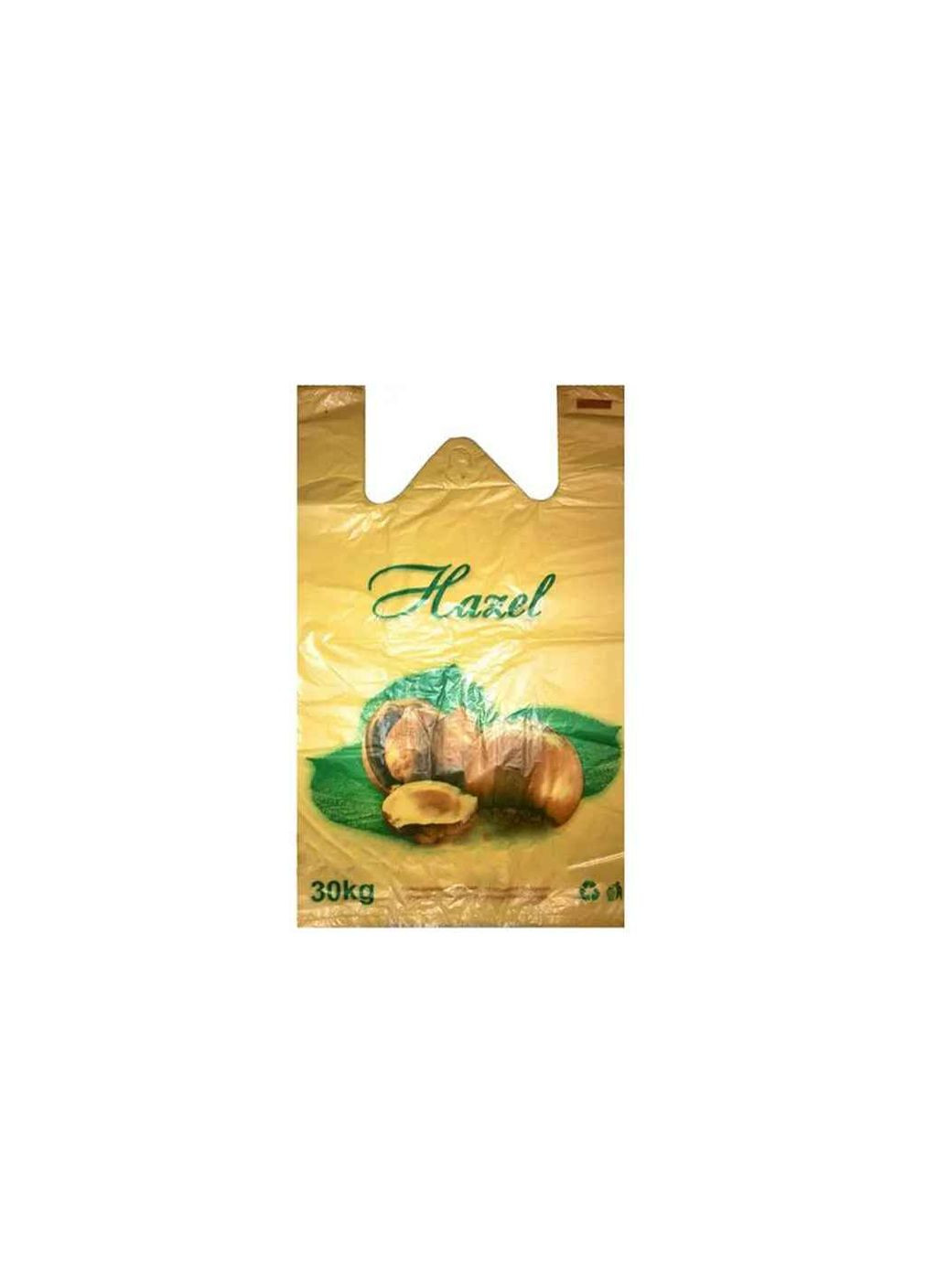 Пакет-майка Орех 30х50 250шт Полі-Пак (360653544)