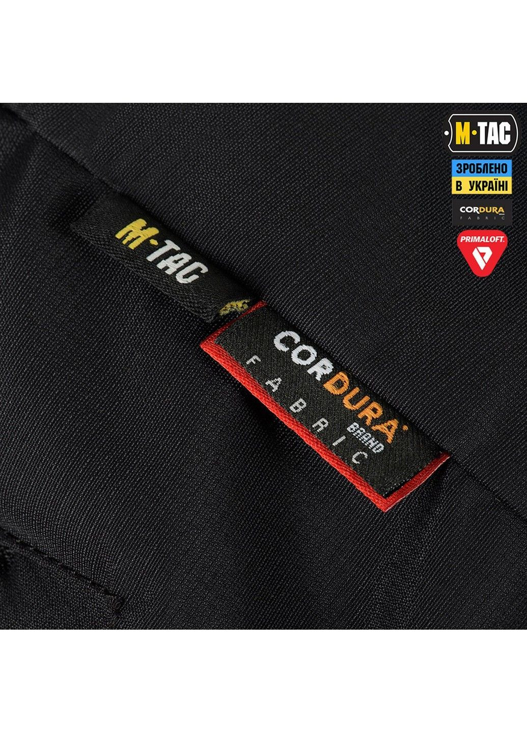 Чорна зимня куртка зимова alpha gen.iii pro primaloft black M-TAC