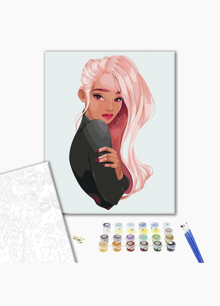 Картина по номерам Люди на картинах Роуз Арт Раскраска Холст на деревянном подрамнике 40х50см BS52424 Brushme (308988367)