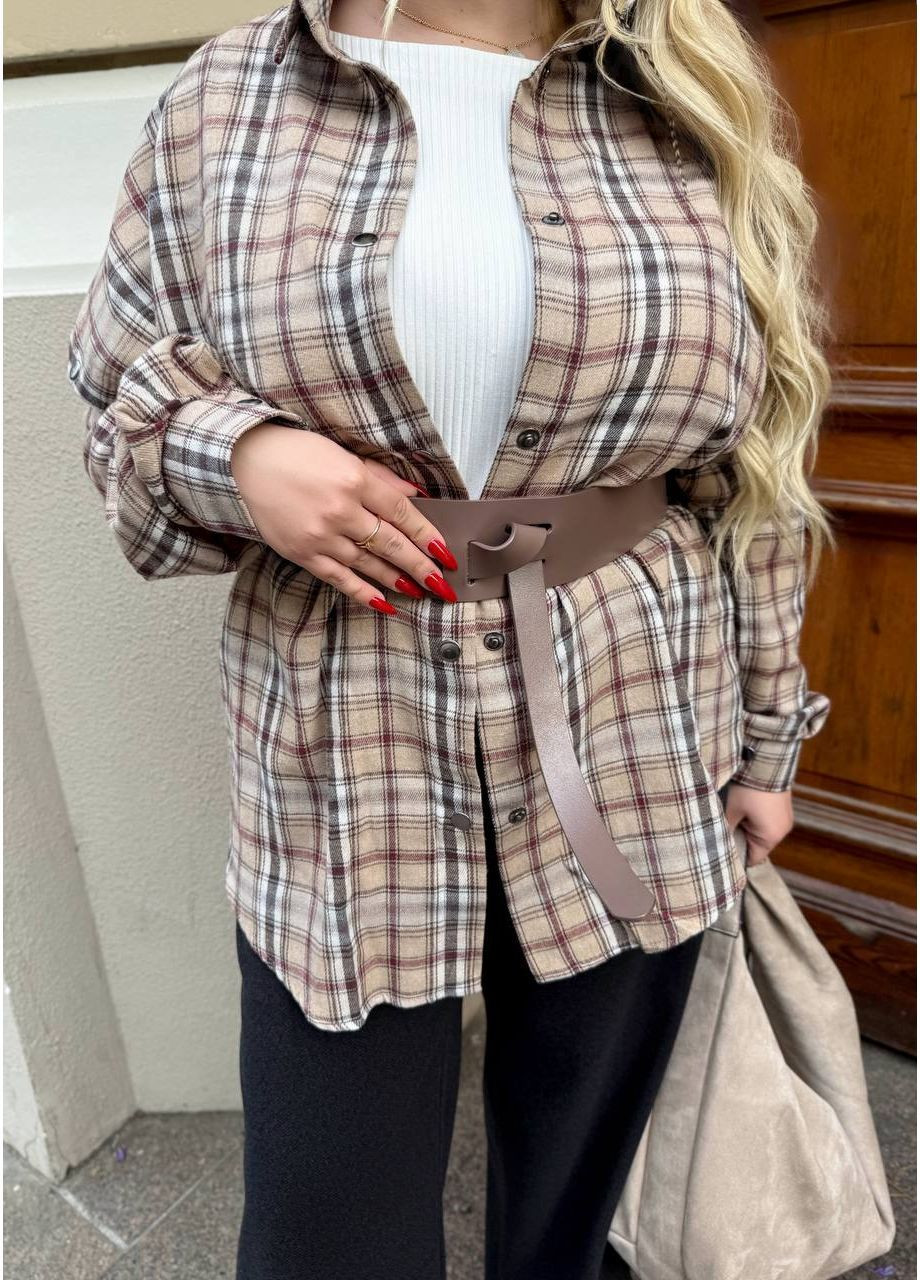 Бежевая рубашка Osoblyva